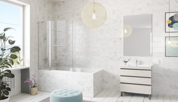 Mampara Brest Cristal Fijo Bañera