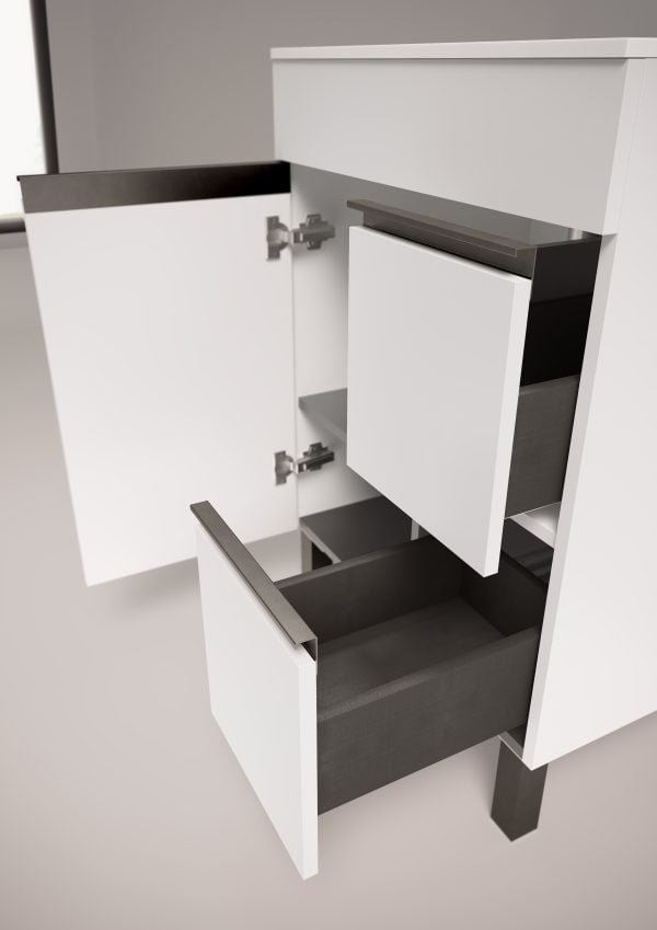 Mueble  de baño con patas Aspra - Imagen 2