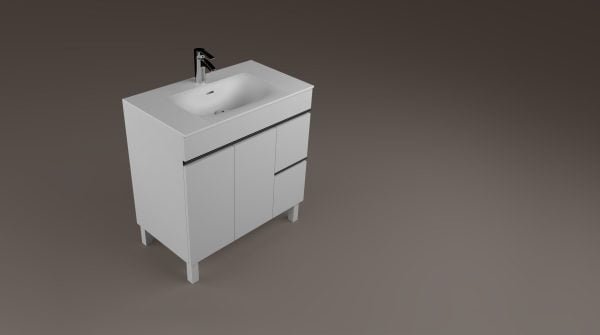 Mueble  de baño con patas Aspra