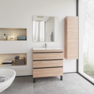 Mueble de baño con Patas Riesi  con Cajones