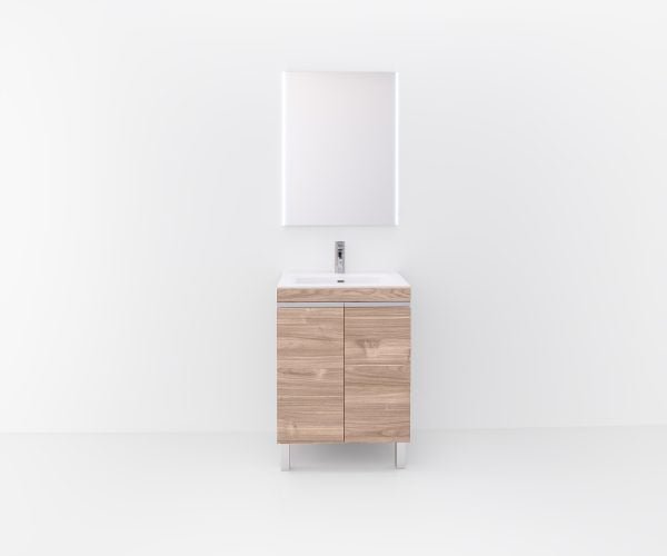 Mueble de baño con patas Riesi  con Puertas