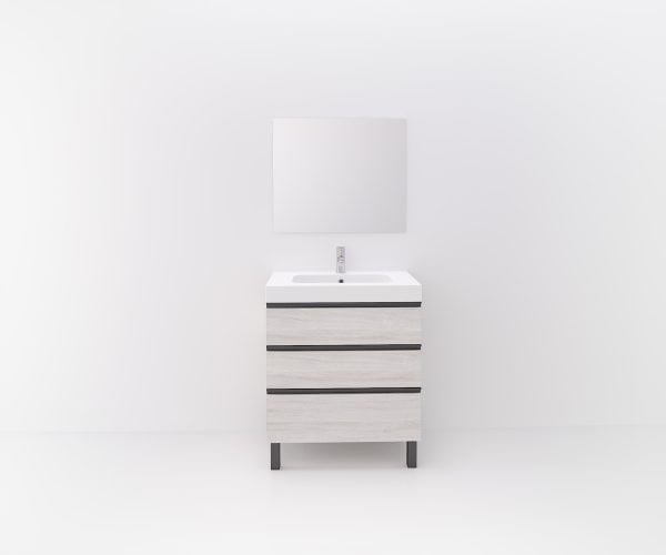 Mueble de baño con Patas Riesi  con Cajones - Imagen 3