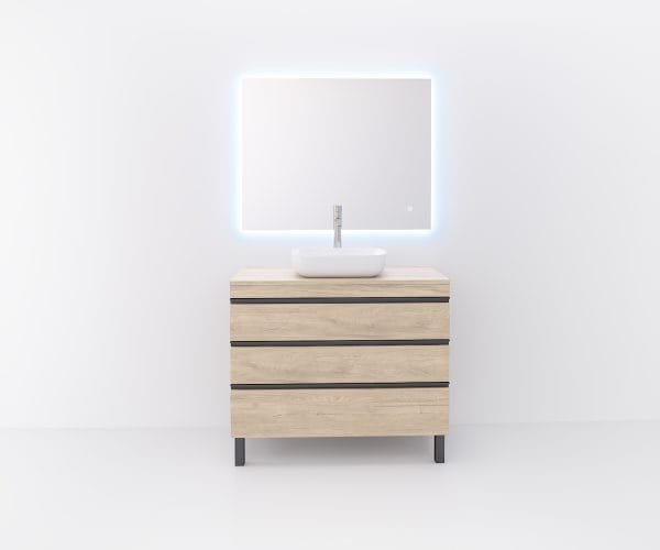 Mueble de Baño con Patas Riesi  Cajones - Imagen 2
